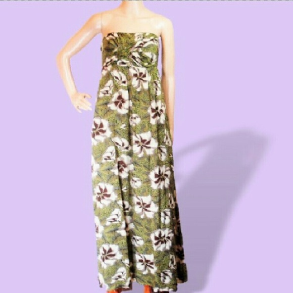 Edme & Esyllte Cultivated green floral maxi dress - Picture 5 of 5